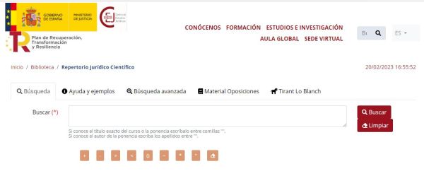 Repertorio Jurídico-Científico del Centro de Estudios Jurídicos