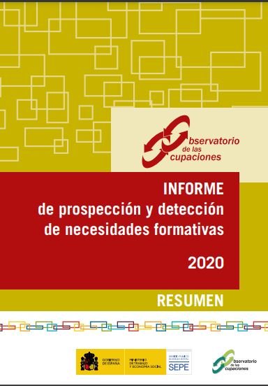 Informe de prospección y detección de necesidades formativas 2020