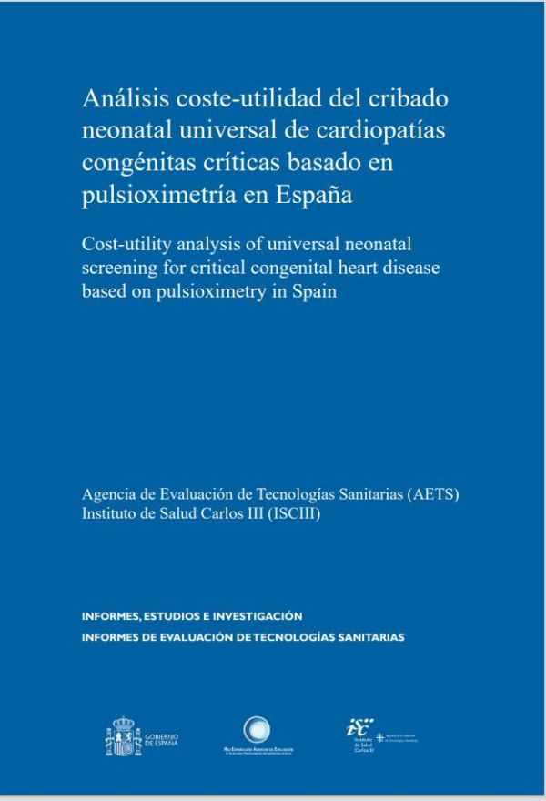 Análisis coste-utilidad del cribado neonatal universal de cardiopatías congénitas críticas basado en pulsioximetría en España