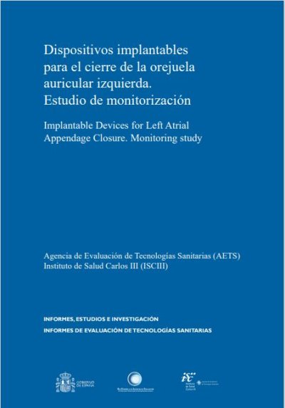 Dispositivos implantables para el cierre de la orejuela auricular izquierda