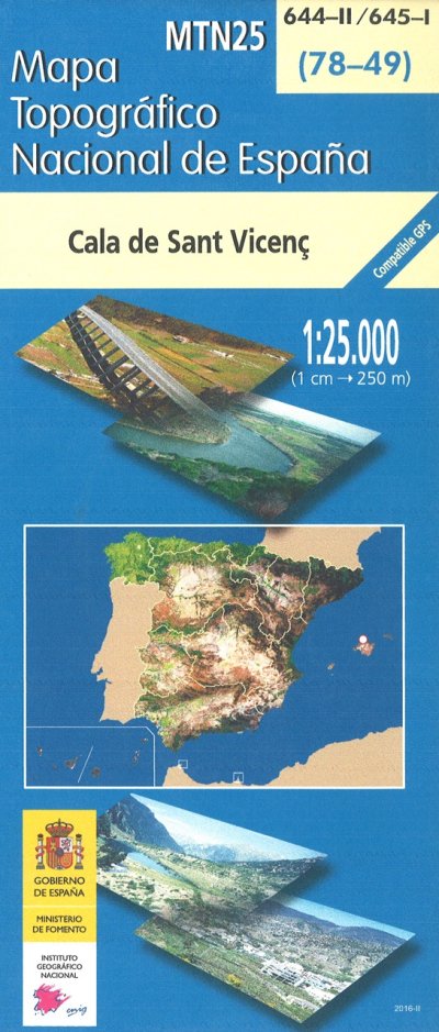 Mapa topográfico nacional de España