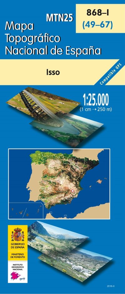 Mapa topográfico nacional de España