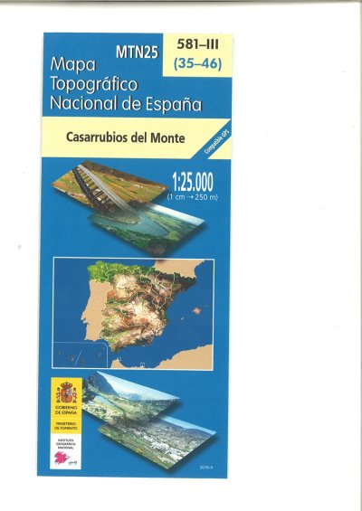 Mapa topográfico nacional de España