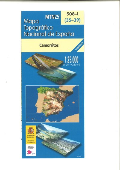 Mapa topográfico nacional de España