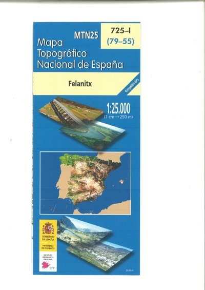 Mapa topográfico nacional de España