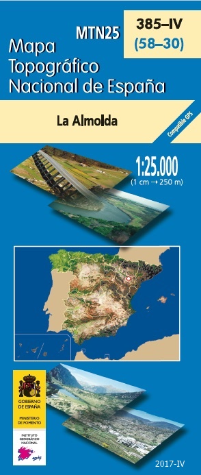 Mapa topográfico nacional de España