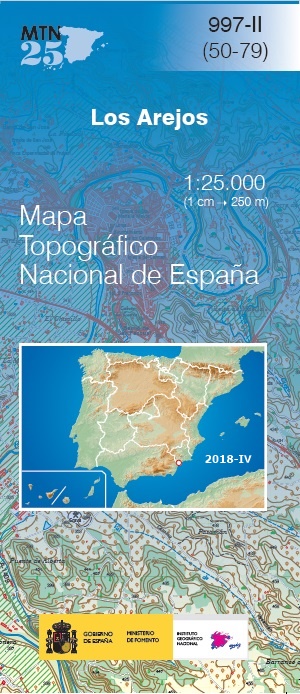 Mapa topográfico nacional de España