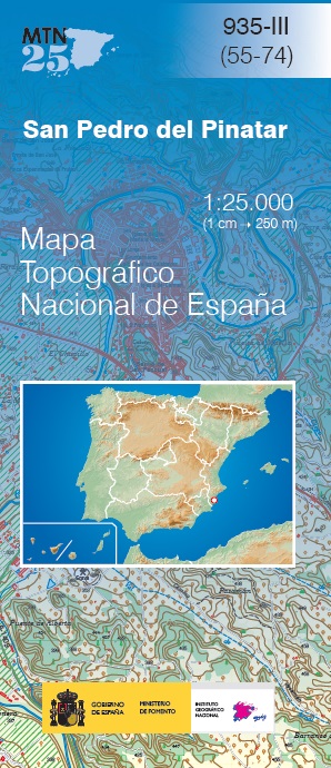 Mapa topográfico nacional de España