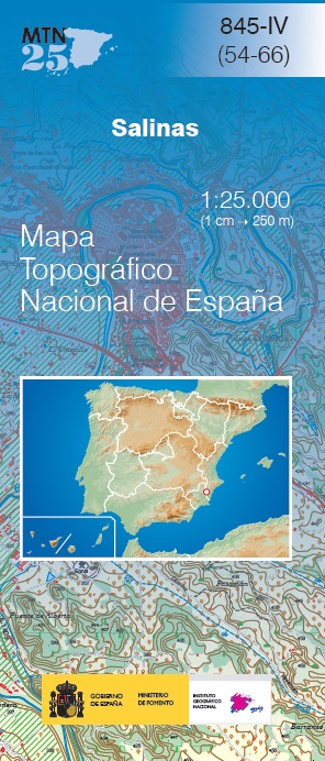 Mapa topográfico nacional de España