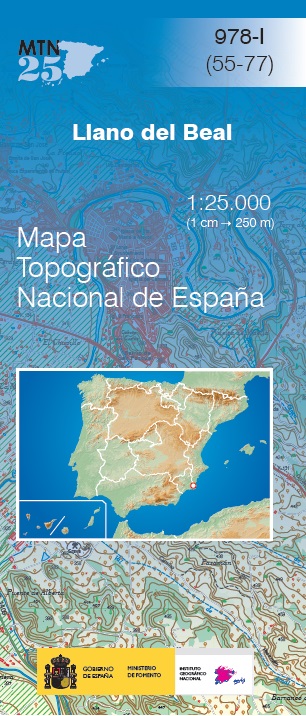 Mapa topográfico nacional de España