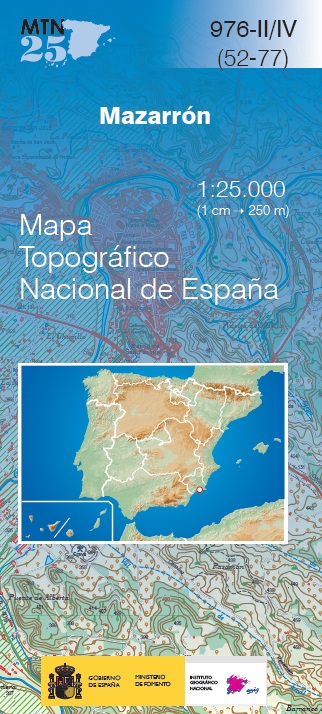 Mapa topográfico nacional de España