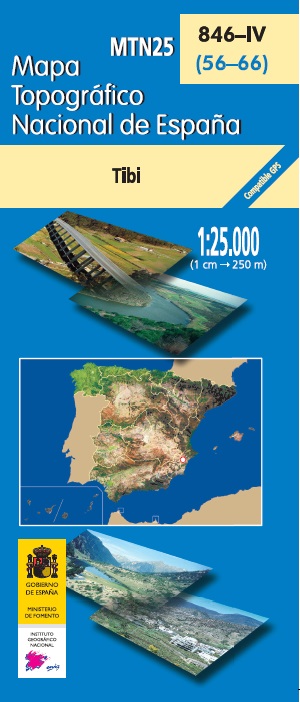 Mapa topográfico nacional de España