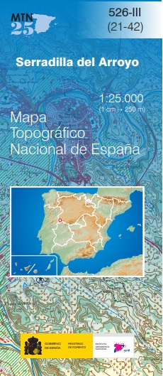 Mapa topográfico nacional de España MTN25