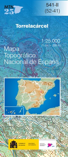 Mapa topográfico nacional de España MTN25