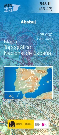 Mapa topográfico nacional de España MTN25