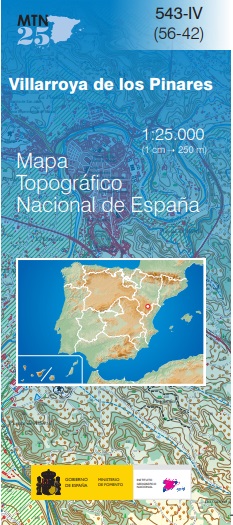 Mapa topográfico nacional de España MTN25