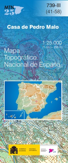 Mapa topográfico nacional de España MTN25