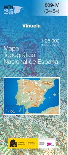Mapa topográfico nacional de España MTN25