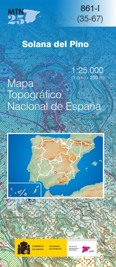 Mapa topográfico nacional de España MTN25
