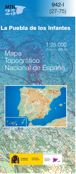 Mapa topográfico nacional de España MTN25