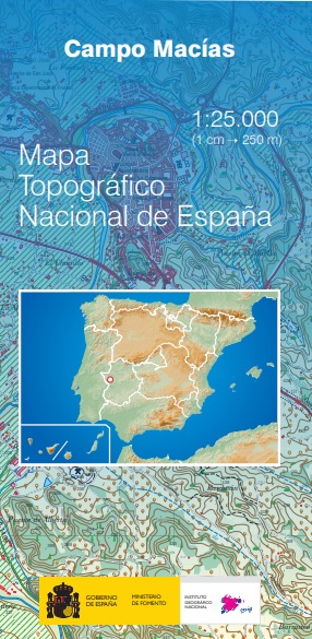 Mapa topográfico nacional de España MTN25