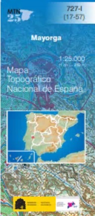 Mapa topográfico nacional de España MTN25