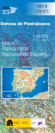 Mapa topográfico nacional de España MTN25