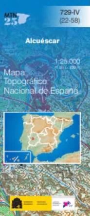 Mapa topográfico nacional de España MTN25