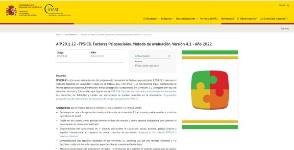 FPSICO Factores Psicosociales