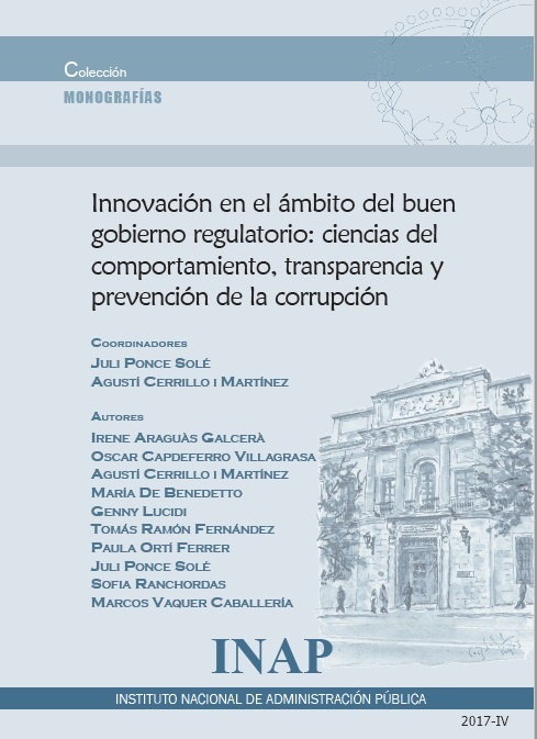 Innovación en el ámbito del buen gobierno regulatorio, ciencias del comportamiento, transparencia y prevención de la corrupción