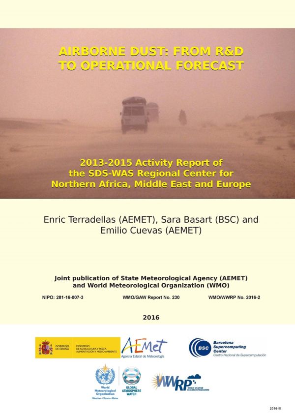 Airborne dust, from R&D to operational forecast