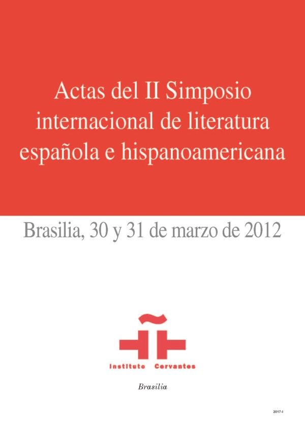Actas del II Simposio Internacional de Literatura Española e Hispanoamericana
