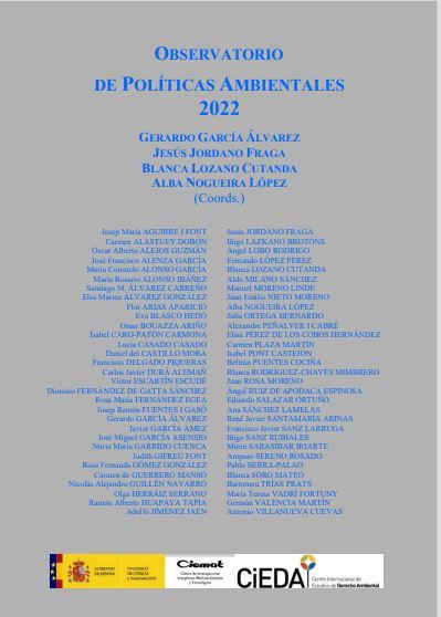 Observatorio de Políticas Ambientales 2022