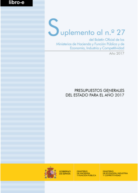 Presupuestos generales del Estado para el año 2017