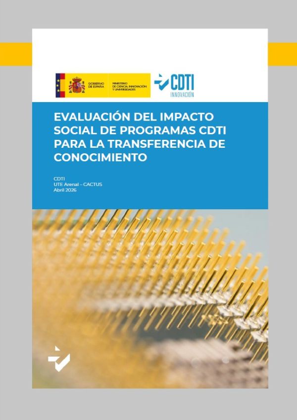 Evaluación del impacto social de los programas CDTI para la transferencia del conocimiento