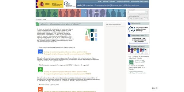 Conversor de unidades y formulario de higiene industrial