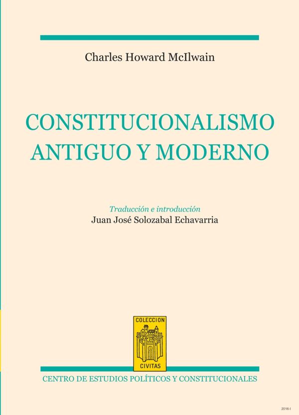 Constitucionalismo antiguo y moderno