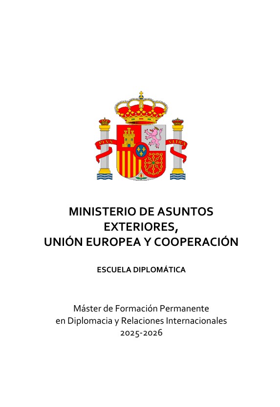 Master de Formación Permanente en Diplomacia y Relaciones Internacionales 2025-2026
