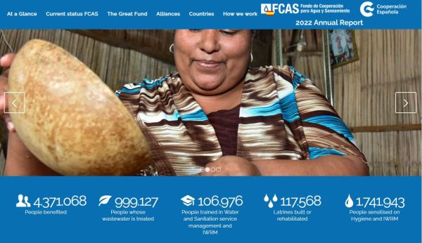 Annual report 2022 of the water and sanitation cooperation fund