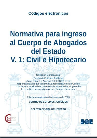 Normativa para ingreso al Cuerpo de Abogados del Estado