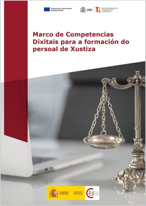 Marco de competencias dixitais para a formación do persoal de Xustiza