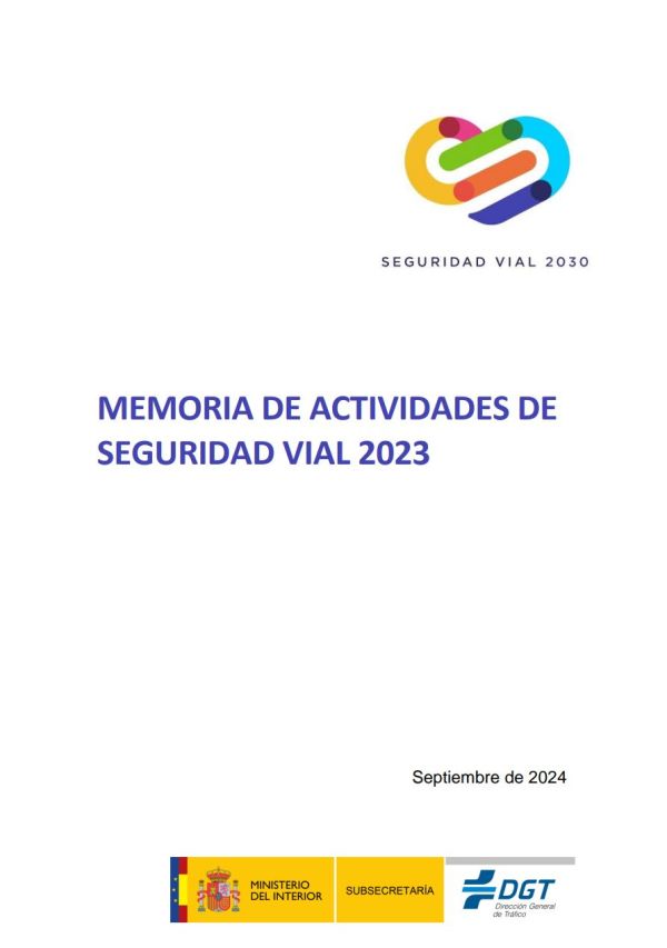 Memoria de actividades de seguridad vial 2023