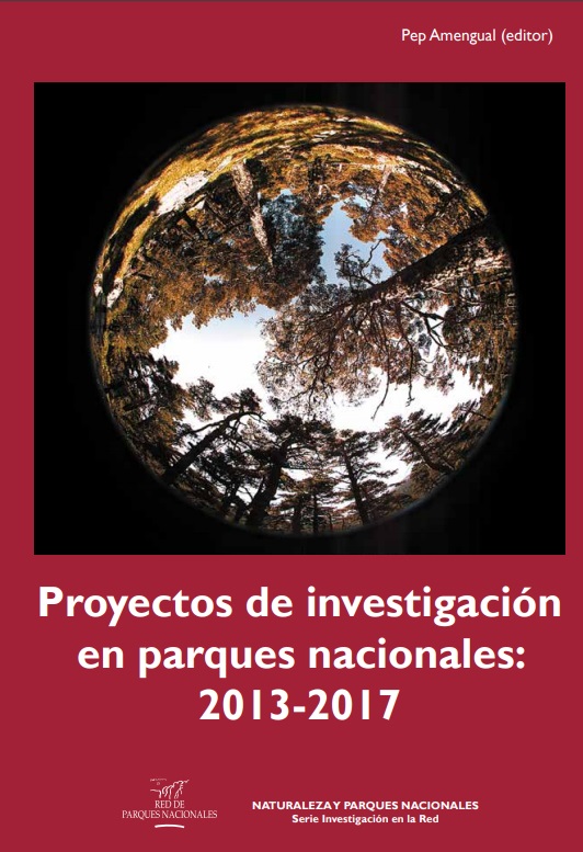 Proyectos de investigación en parques nacionales, 2013-2016