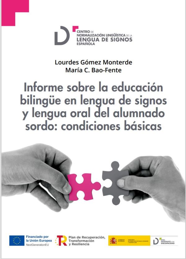 Informe sobre la educación bilingüe en lengua de signos y lengua oral del alumnado sordo