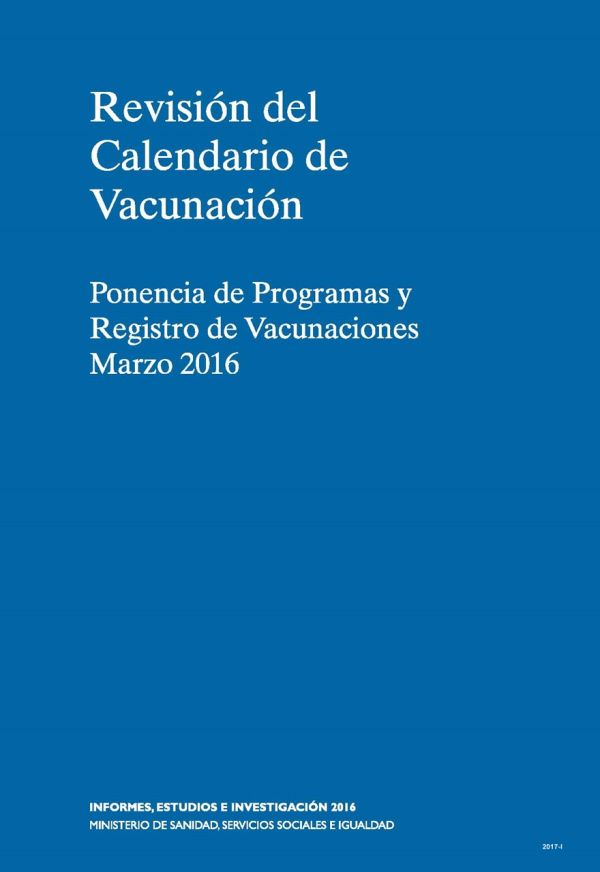 Revisión del calendario de vacunación