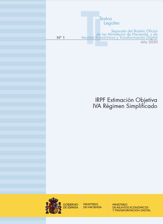 IRPF estimación objetiva. IVA régimen simplificado