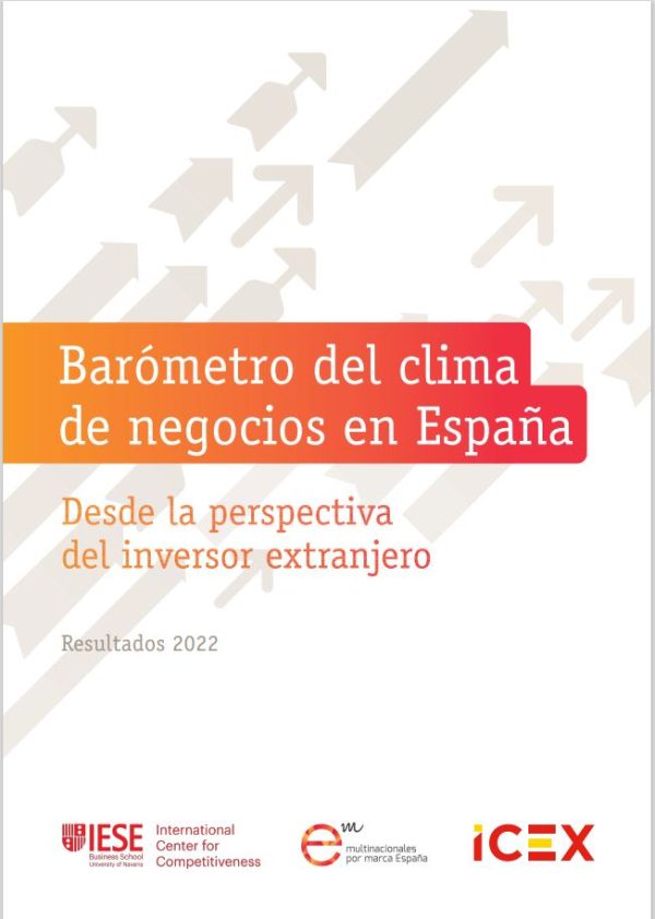 Barómetro del clima de negocios en España