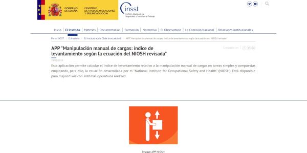 Manipulación manual de cargas
