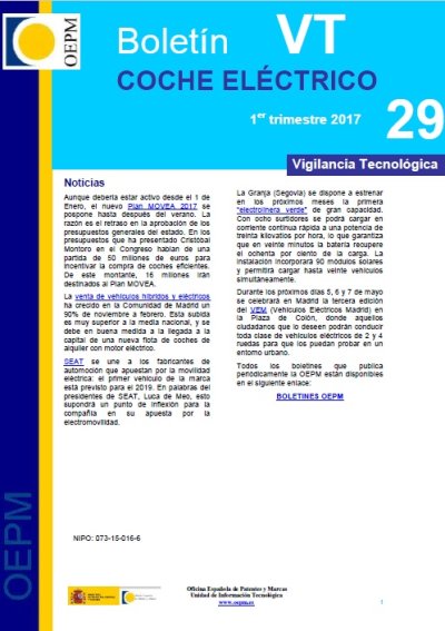 Boletín VT. Coche Eléctrico