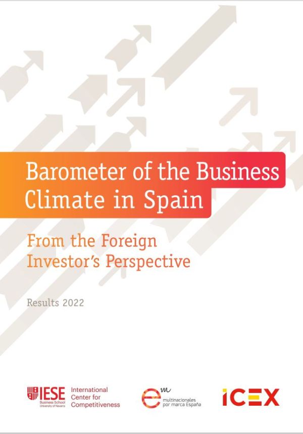 Barometer of the business climate in Spain